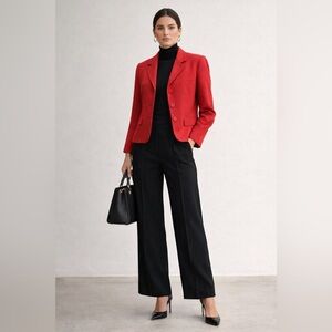 Holt Renfrew Collection Red Blazer. Size 6.
